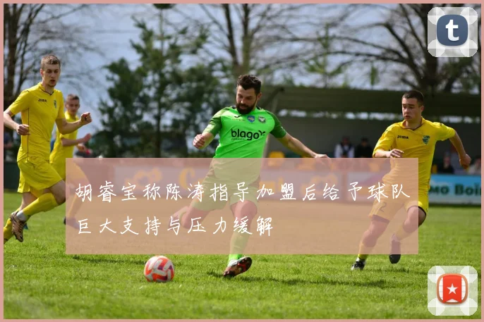 胡睿宝称陈涛指导加盟后给予球队巨大支持与压力缓解